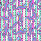 Printed Vinyl - Neon Ocean