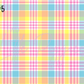 Printed Vinyl - Spring Plaid