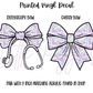 Printed Vinyl -  Pastel Lunar Moth