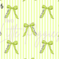 Printed Vinyl - God's Daughter Bows