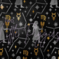 Printed Vinyl - Virgo - Black and Gold
