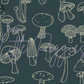 Printed Vinyl - Mushroom Forest
