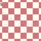Printed Vinyl - Pastel Checkers Collection