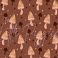 Printed Vinyl - Autumn Mushrooms