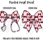 Printed Vinyl - Pink Glitter Bows