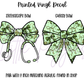 Printed Vinyl - St. Patrick's - Clover Bows