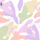Printed Vinyl - Danish Pastels