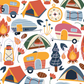 Printed Vinyl - Let's Go Camping