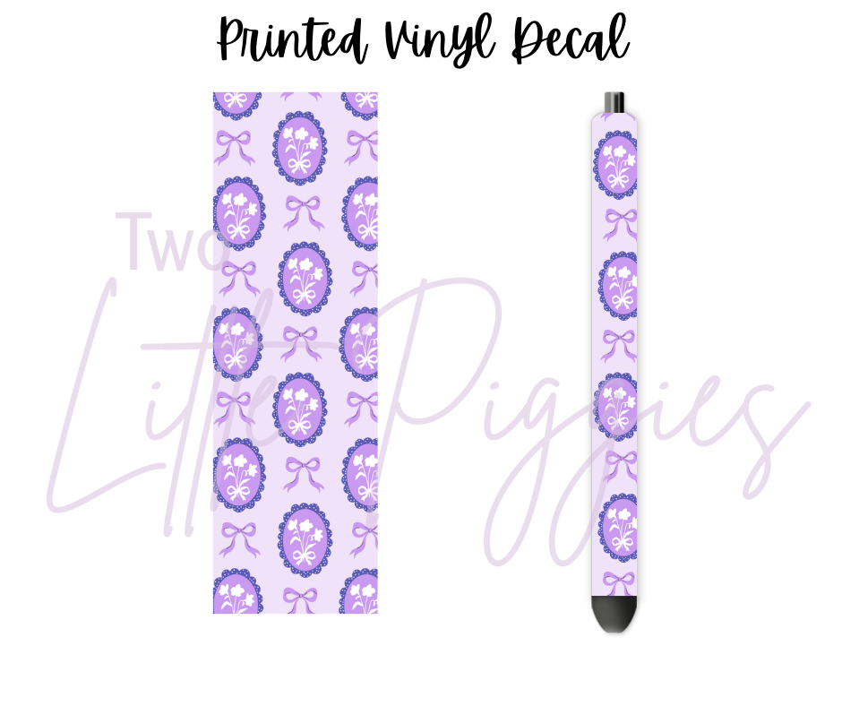 Printed Vinyl - Coquette Flowers