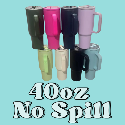 WS - 40oz No Spill Tumblers
