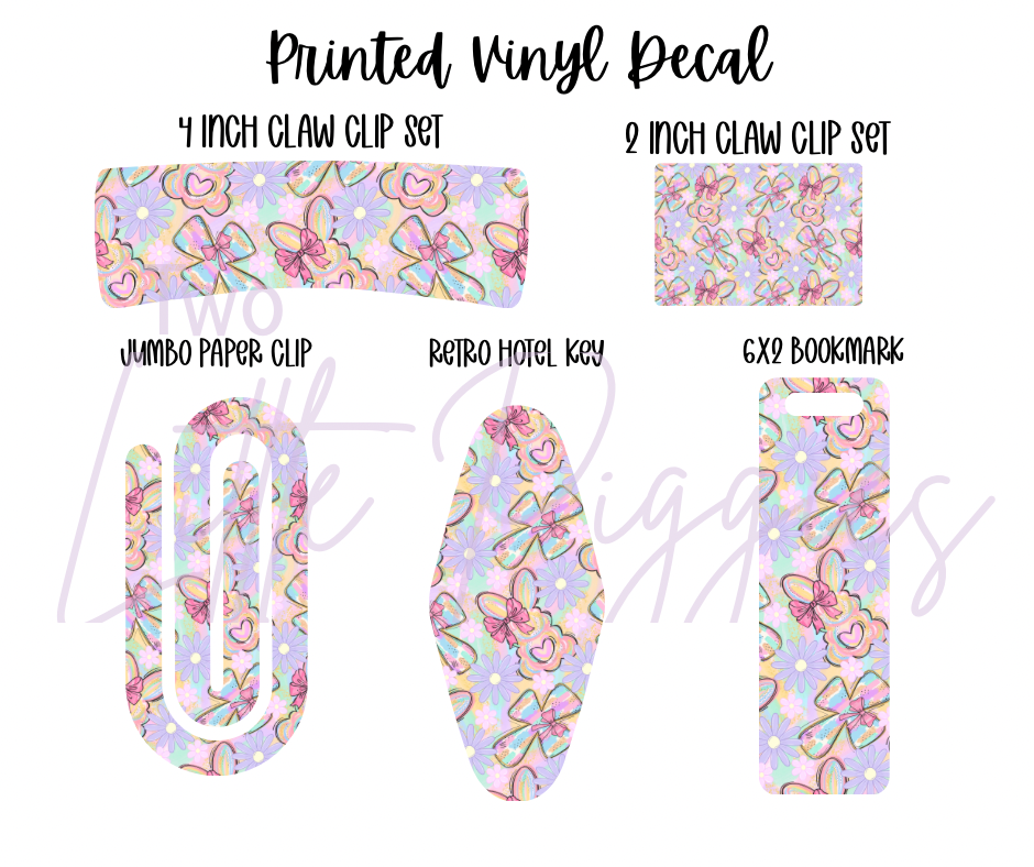 Printed Vinyl - Brushstroke Bunny