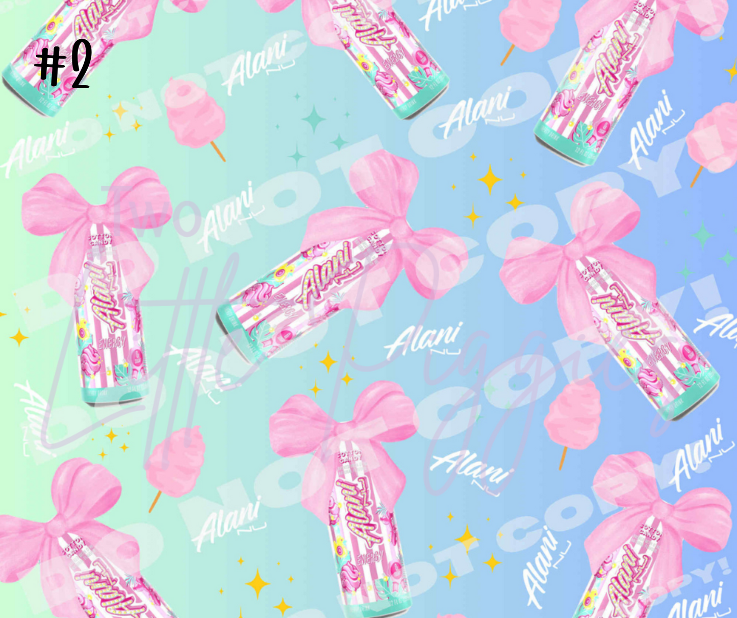 Printed Vinyl - Alani Cotton Candy Collection