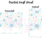 Printed Vinyl - Springtime Flowers