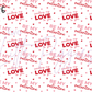 Printed Vinyl - Valentine - Love Letters