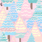 Printed Vinyl - Preppy Christmas Trees