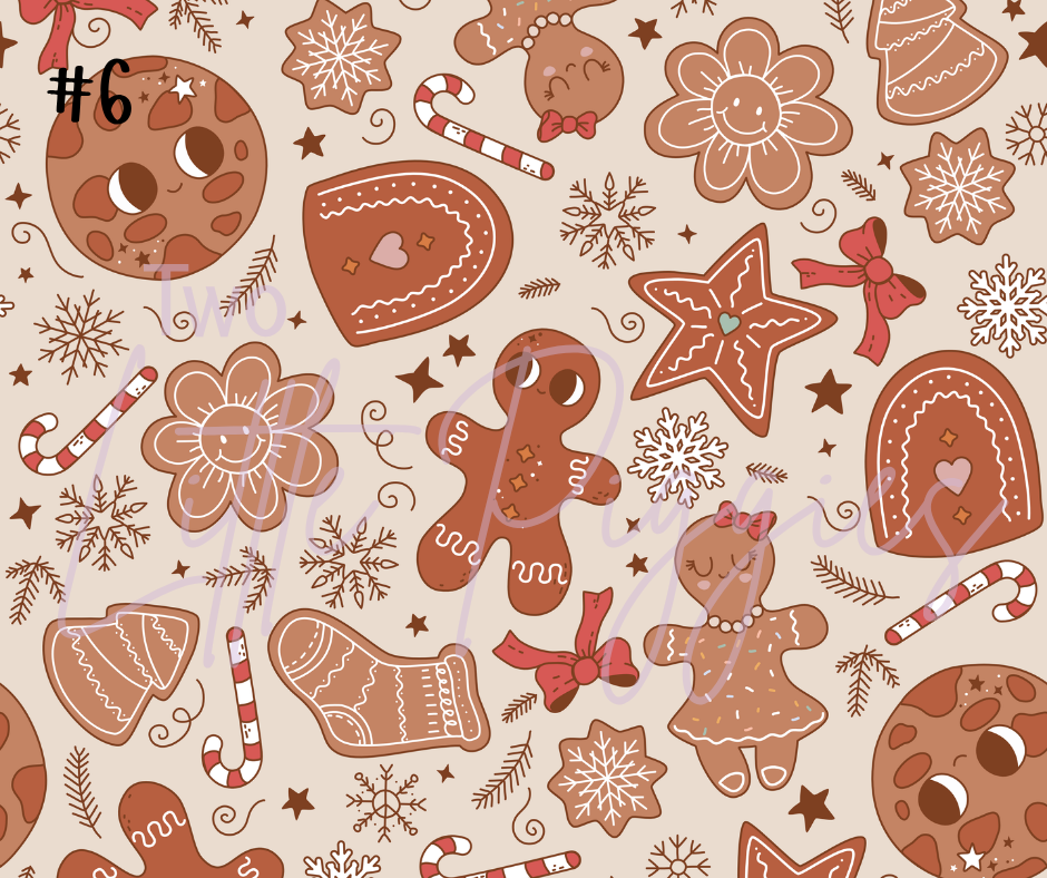 Printed Vinyl - Groovy Retro Christmas