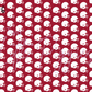 Printed Vinyl - Football - Red and Silver