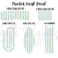 Printed Vinyl - Stripes and Bows