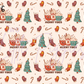 Printed Vinyl - Groovy Christmas