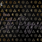 Printed Vinyl - Leo - Black and Gold