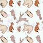 Printed Vinyl - Winter Animals
