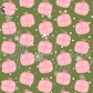 Printed Vinyl - Retro Pink Christmas