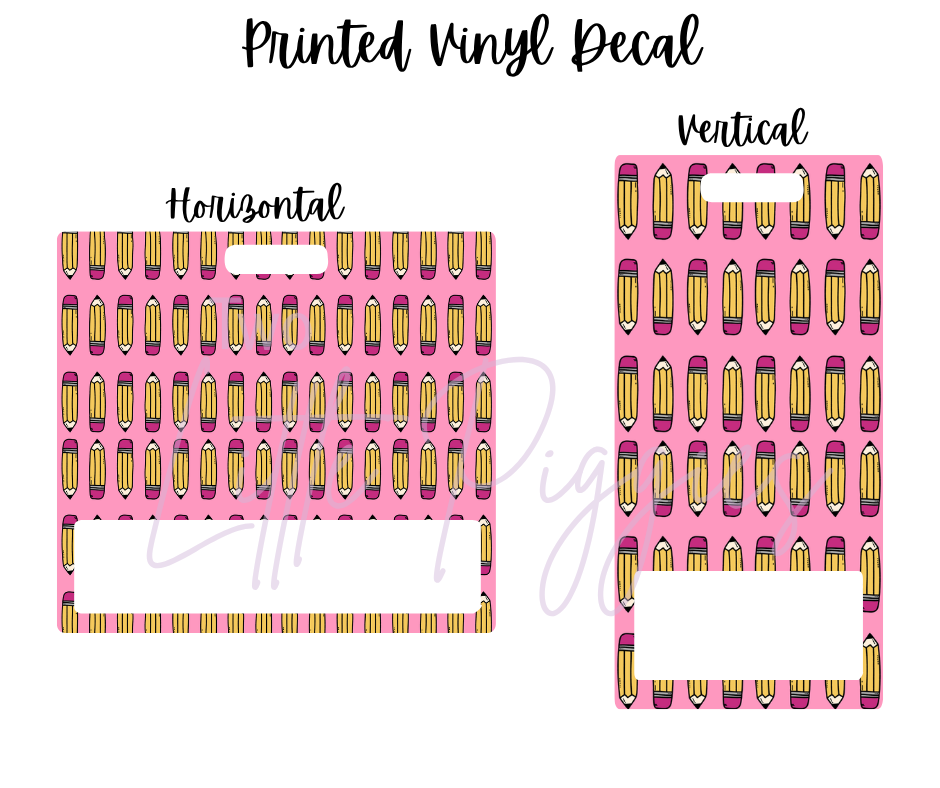 Printed Vinyl - Boho School Pink