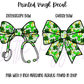 Printed Vinyl - St. Patrick's - Balloon Dog