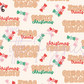 Printed Vinyl - Gingerbread Christmas