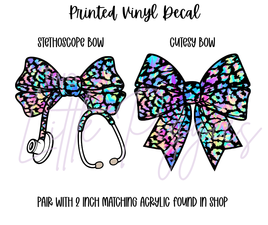 Printed Vinyl - Watercolor Leopard