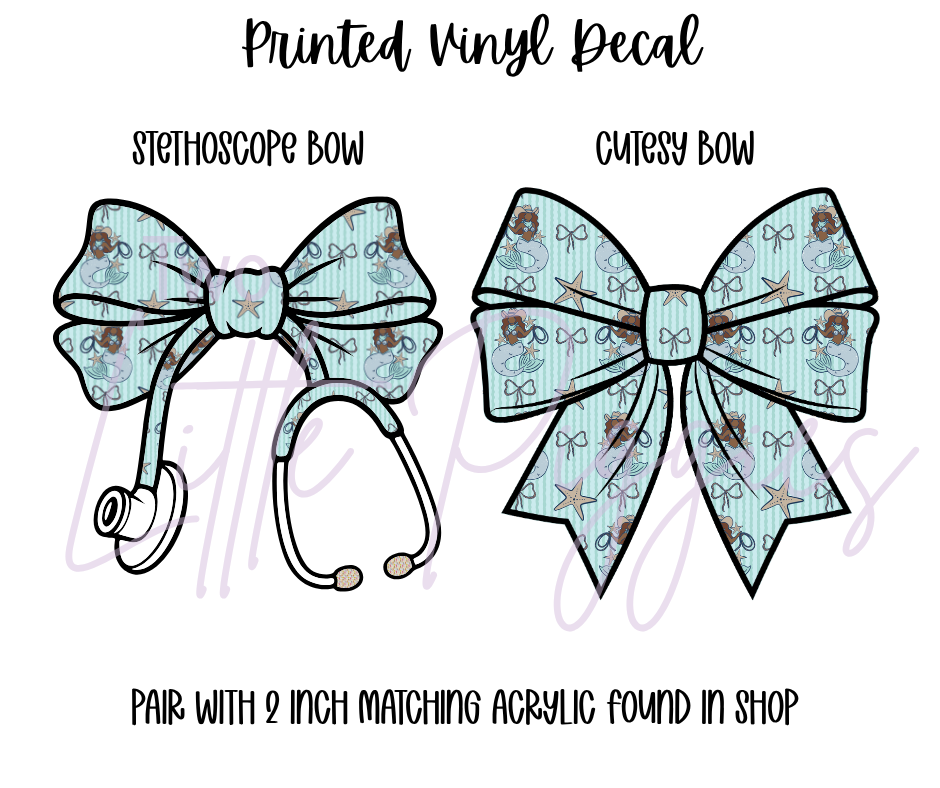 Printed Vinyl - Mermaid Cowgirl
