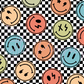 Printed Vinyl - Checkered Good Vibes