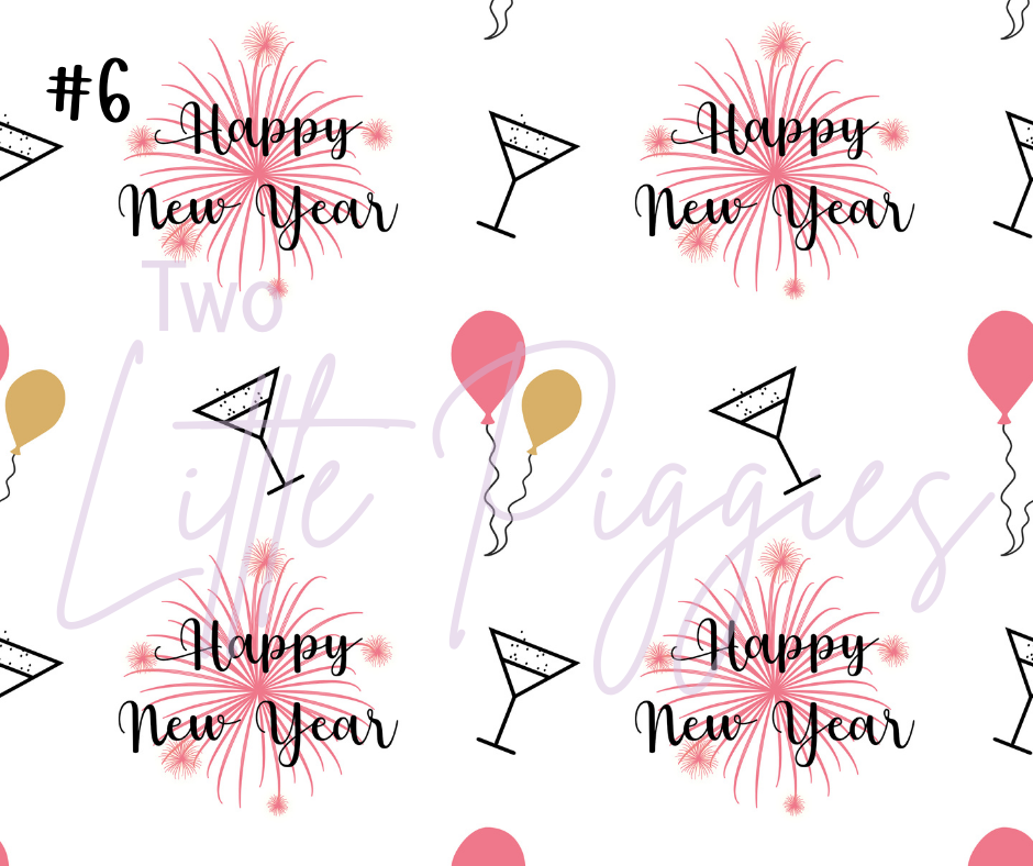 Printed Vinyl - New Year's Party
