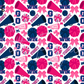 Printed Vinyl - Cheer - Pink and Navy