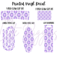 Printed Vinyl - Coquette Flowers