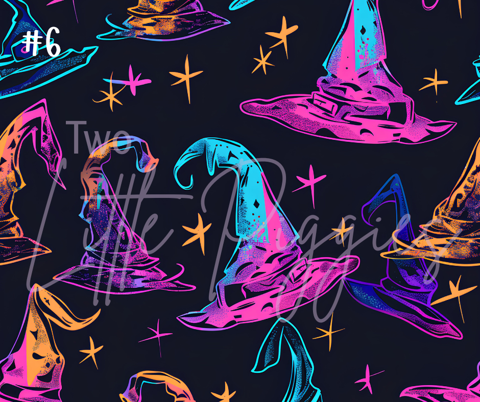 Printed Vinyl - Halloween Neon Collection