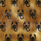 Printed Vinyl - Scorpio - Black and Gold