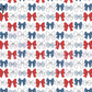 Printed Vinyl - 4th of July Bows Collection