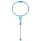 Keychain Cable Loop with Beadable Bar and Screw Lock (3pc)