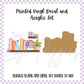 Printed Vinyl and Acrylic Set - Summer Bookshelf