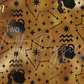 Printed Vinyl - Aquarius - Black and Gold
