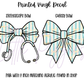 Printed Vinyl - Stripes and Bows