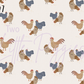 Printed Vinyl - Happy Chickens