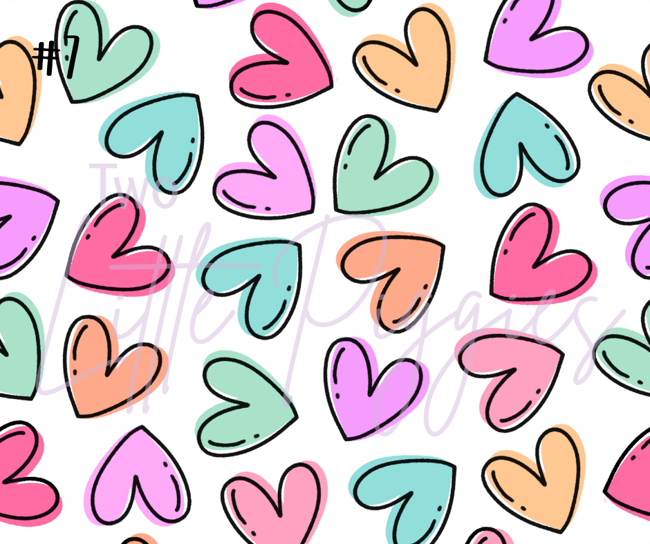 Printed Vinyl - Bright Valentine