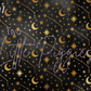 Printed Vinyl - Aries - Black and Gold