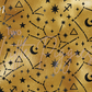 Printed Vinyl - Sagittarius - Black and Gold