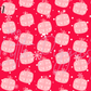 Printed Vinyl - Retro Pink Christmas