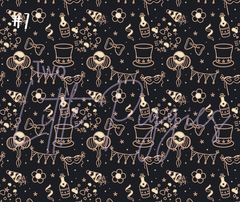 Printed Vinyl - Boho New Year