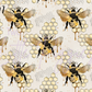 Printed Vinyl - Bumbling Bees