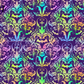 Printed Vinyl - Halloween - Rainbow Halloween